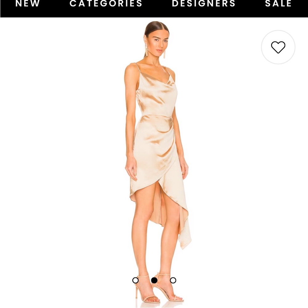 Elliatt Jacinda Dress in Gold - Picture 3 of 4
